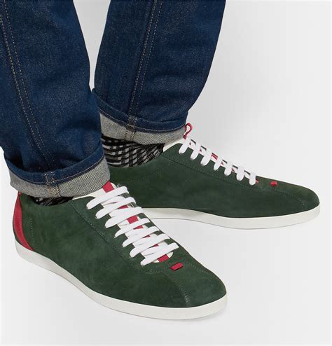 chaussure gucci garcon|Gucci men shoes suede.